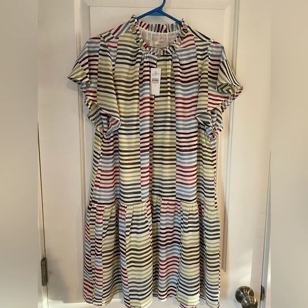 Loft Multi Color Dress - Picture 1 of 4
